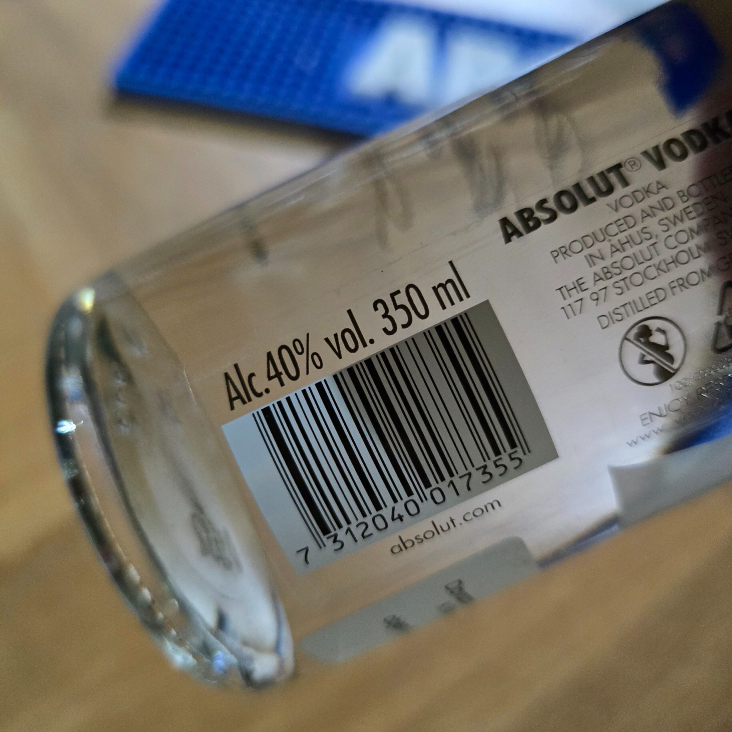 Absolut Blue Label 2015 Design 0,35l – Obrázok 3