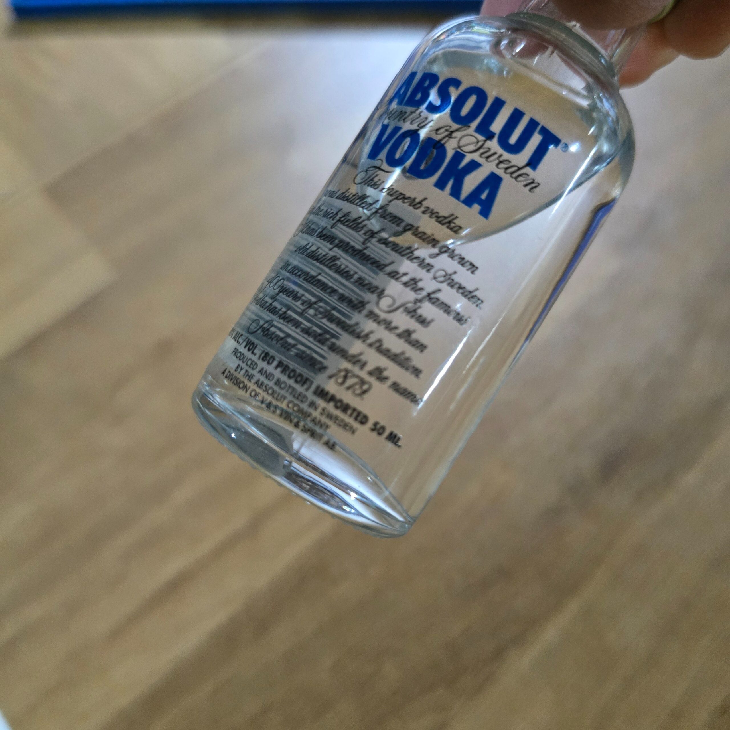 Absolut Blue Label Every Drop 0,05l – Obrázok 3